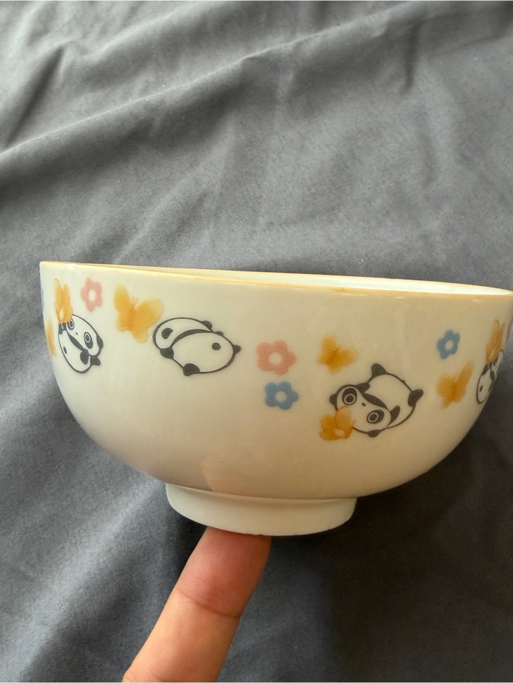 Sanrio tarepanda cute bowl flowers